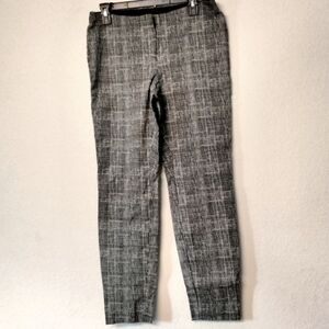ALFANI black white plaid look design pants punk goth business